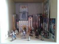 Mes figurines en plomb Atlas, jeux vidéos et DVD