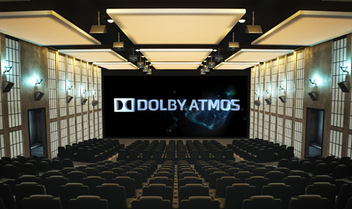 Une salle équipée Dolby Atmos