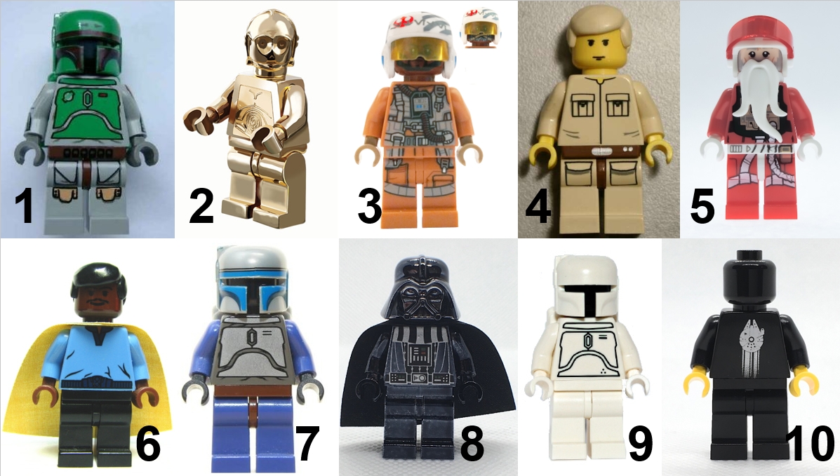 10000 fiches Collection] Les Mini-figurines LEGO Star Wars