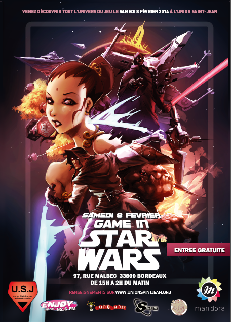Affiche Game in Star Wars