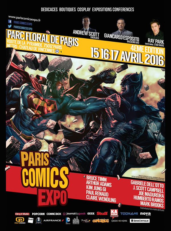 Affiche Paris Comics Con 2016
