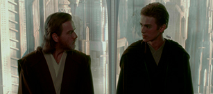 Anakin et Obi-Wan dans l'Attaque des Clones
