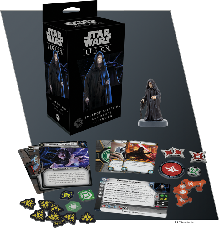 1 x Star Wars Command Imperial Assault Set Chiffres non ouvert Empereur Palpatine 