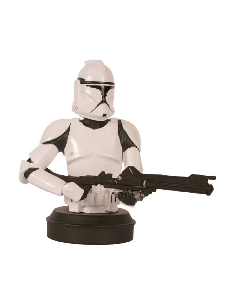 star wars soldat clone buste de  collection collector's édition neuf fascicule 