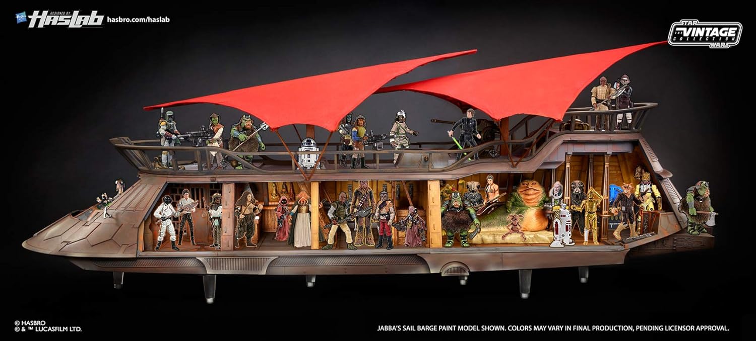 Vaisseau - Jabba's Sail Barge (The Kethanna) Haslab • Collection • Star ...