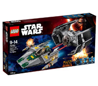 75150 - Vader's TIE Advanced VS A-Wing Fighter