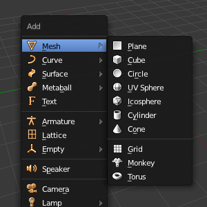 Menu Add Menu Add
