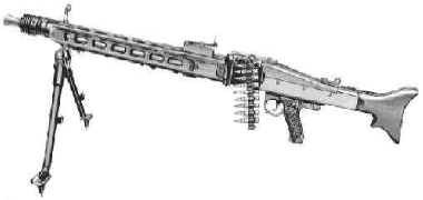 l'arme Allemande des années 40 appelée MG-42