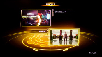 Menu épisode II Menu épisode II
