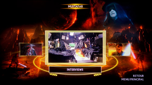 Sous menu Mustafar Sous menu Mustafar