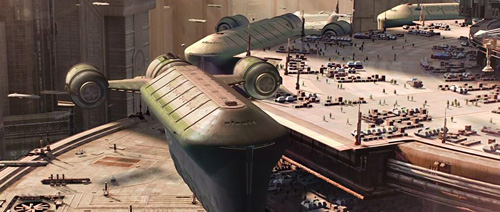 Départ du transport pour Naboo