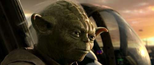 Yoda en pleine réflexion