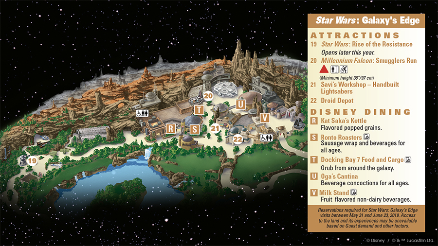 Plan du Parc Disneyland Anaheim