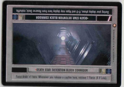 Star Wars CCG Special Edition Death Star Detention Block Corridor 
