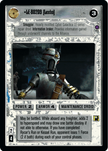 Star Wars Jedi Knights Scum and Villainy TCG 85U Interrogator Droid 1st Printing 