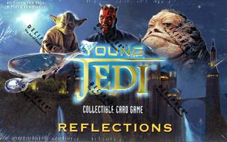Star Wars Young Jedi CCG Reflections FOIL #5 Mace Windu Jedi Councilor 