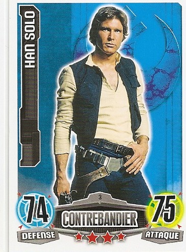 Schmuggler HAN SOLO Force Attax Movie Cards 2 227 Force Meister 