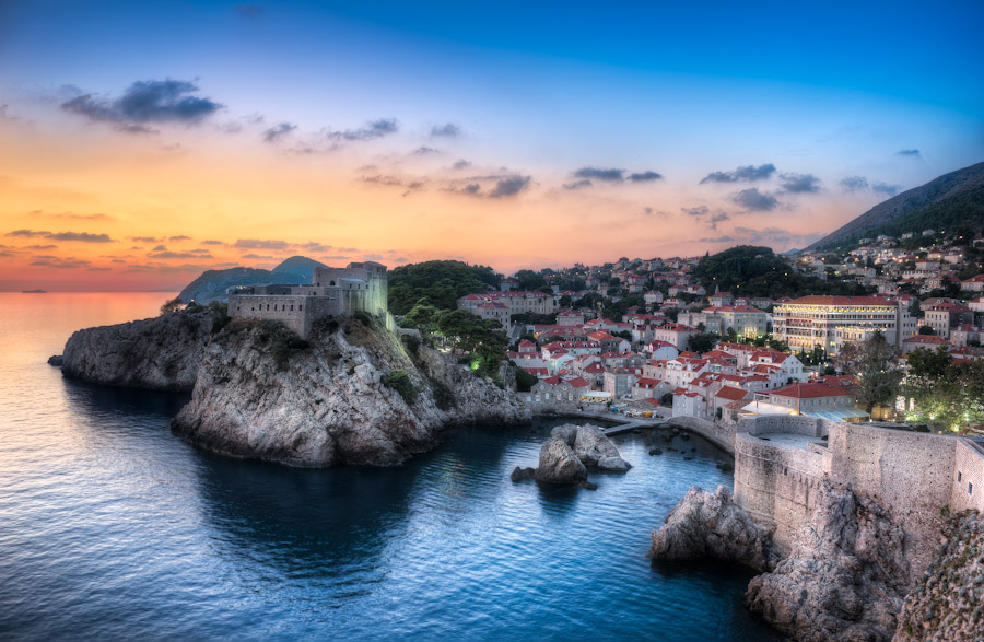 Ville de Dubrovnik, Croatie (Cantonica)