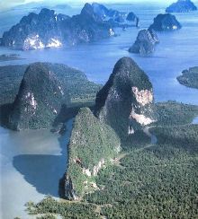 la baie de Phang Nga