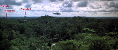 le Faucon arrive sur Yavin