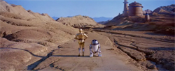 R2 et C-3PO vers le palais de Jabba